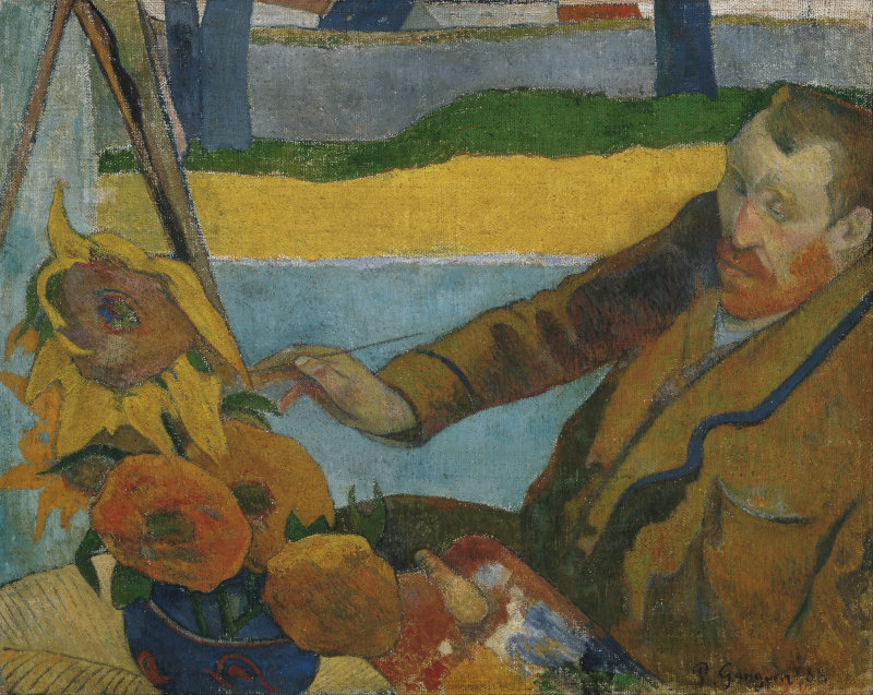 Paul Gauguin, Vincent van Gogh Painting Sunflowers, 1888, Van Gogh Museum, Amsterdam