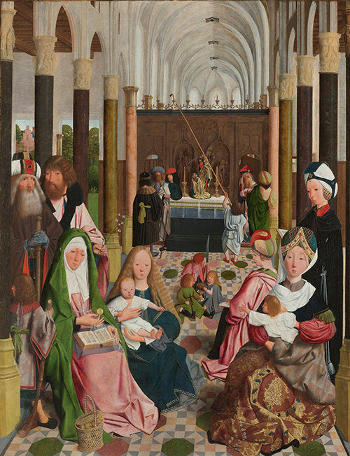 Geertgen tot Sint Jans (workshop of), The Holy Kinship, c. 1495, Rijksmuseum, Amsterdam