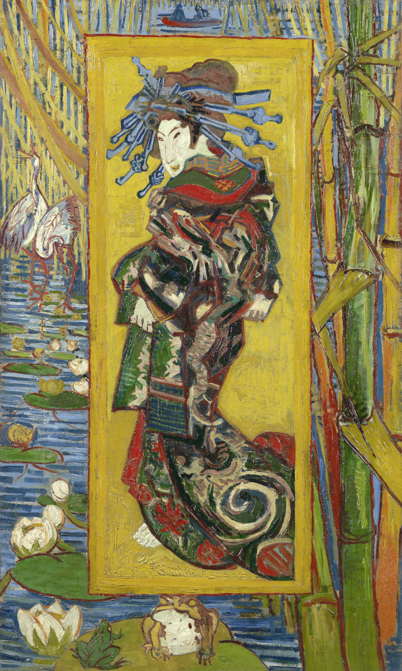 Vincent van Gogh, Courtesan (after Eisen), October-November 1887, Van Gogh Museum, Amsterdam (F0373)