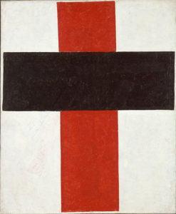 Kazimir Malevich, large cross in black over red on white, 1920, Stedelijk Museum, Amsterdam. Suprematisme, wat is dat nou? Bezoek het Stedelijk Museum met een ervaren gids.